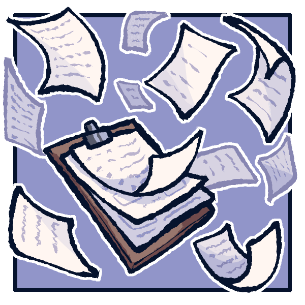 Pages flying off a clipboard faster than anyone can file them